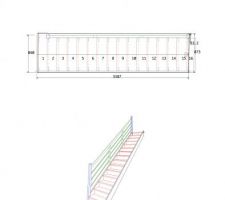 Plan de l'escalier