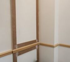 Mise en place moulures