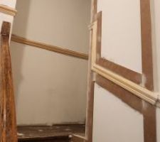 Mise en place moulures