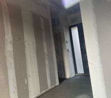 Chape terminée vue entrée