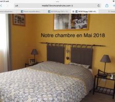 Nous voilà repartis pour de nouveaux travaux dans notre chambre