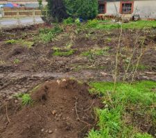 D&eacute;but du terrassement