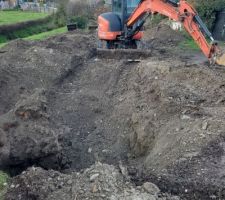 D&eacute;but du terrassement