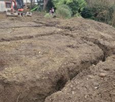 Tranch&eacute;es &agrave; 1,20 m&egrave;tres de profondeur.