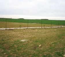 Voila terrain clotur&eacute; pourque mon ma&ccedil;on ne puisse pasce faire la belle hihihi