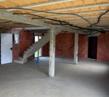 Chape lisse intérieur réalisée