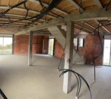 Chape lisse intérieur réalisée