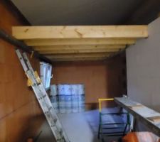 Nouveau Garage- installation de la mezzanine