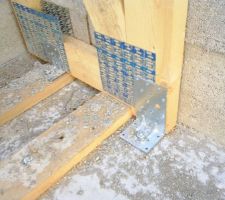 On attaque la charpente! bon a cause du temp qu'on y a mis moi et mes freres, je n'ai put prendre que cette photo :(