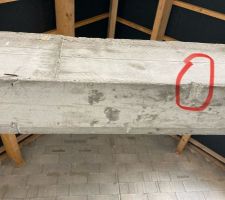 Poutre à reprendre