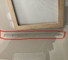 Décalage du placo au plafond