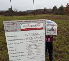 Nous sommes le 10 février, le permis est bien toujours affiché, mais quelle météo maussade...