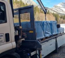 Ça y est, 300m2 de travaux forcés sont arrivés d'Italie