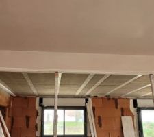 Plafond en plâtre