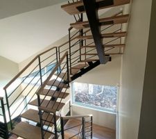 Escalier vu du R+1