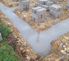 Fondations en cours