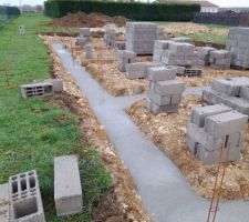 Fondations en cours