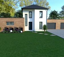 Visuels de notre projet Maison qui prends forme
