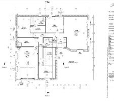 Plan validé pour permis de construire.