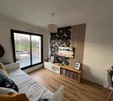 Aménagement espace Tv dans le bureau