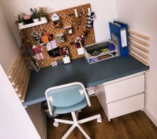 Réalisation d?un bureau pour notre fille