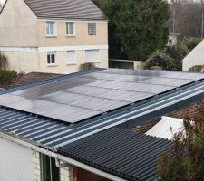 Installation photovoltaïque de 8.2kw avec batterie en autoconsommation sans réinjection