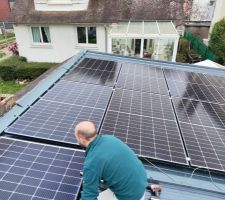 Installation photovoltaïque de 8.2kw avec batterie en autoconsommation sans réinjection