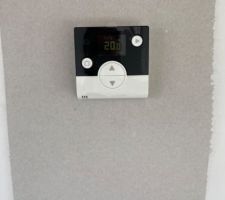 Thermostat installé