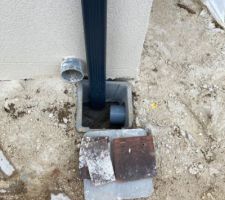 Couvert de regard de descente de gouttière à découper