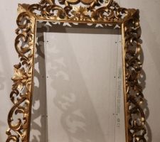 Rénovation d'un miroir ancien..