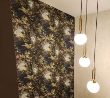 Pose des luminaires.