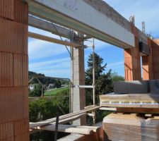 Coffrage et coulage des futures casquettes EST et OUEST