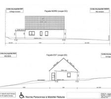 Plan extérieur vue du nord