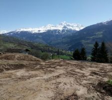 Plateforme sous le soleil, face au Mont Pourri - CC-BY-NC-SA
