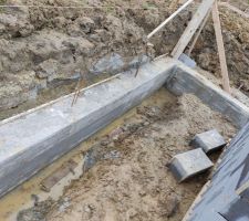 Poursuite élévation vide sanitaire sur longrines
