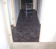 Carrelage hall du 1er