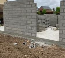 El&eacute;vation des murs