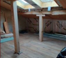 Double velux pour la chambre de l'étage