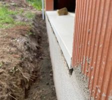 Pose des appuis et seuils
SEUILS TOUS MAL POSÉS