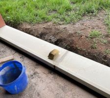 Pose des appuis et seuils 
SEUILS TOUS MAL POS&Eacute;S