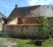La future salle de bain à nu.