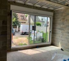 Fenêtres des chambres coté jardin