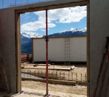 Première idée de la vue de la baie vitrée du studio - CC-BY-NC-SA