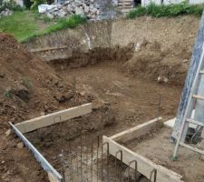 Préparation de la plateforme pour le carport - CC-BY-NC-SA