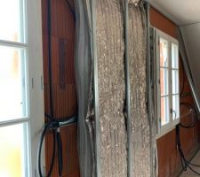 Installation des rails &agrave; placo