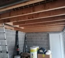 Aménagement du dessus du garage pour du futur stockage