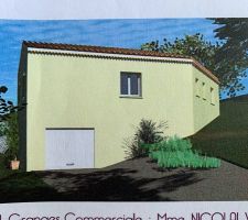 Vue proposé lors du projet commercial