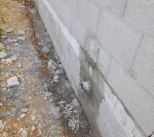 Il y a tellement d'eau &agrave; l'int&eacute;rieur qu'elle s'&eacute;chappe par l&agrave; o&ugrave; elle peut