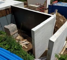 Étanchéité des murs de soutènement du carport - CC-BY-NC-SA