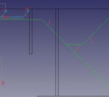 Plan de principe de l'assainissement sur Freecad - CC-BY-NC-SA